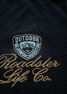 Roadster Black Polo T-Shirt