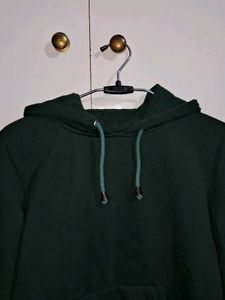 Dark Green Hooded Sweatshirt