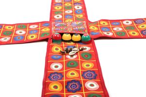 Vintage Indian Pachisi Game