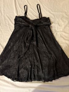 Beautiful Back Tie Up Top/mini Dress