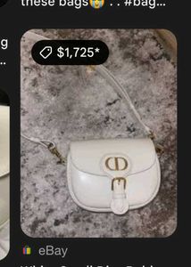 Dior Bobby Bag - White