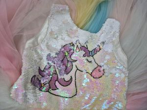 Unicorn 🦄 Party Wear Dress For Girls Of 8 Years