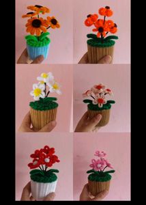 Pipe Cleaner Flower Pots