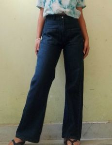 Blue Wide Leg Jeans ✨