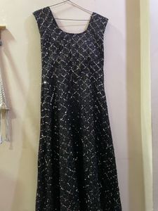 Sparkling Black Sequin Party Dress