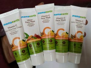 Mamaearth Vitamin C Face Wash And Cream Combo Of 5