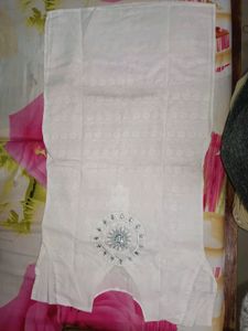 White Chikankari Effect Kurta With Back Design