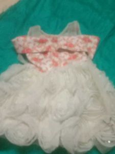 Floral &amp; Ruffle Party Dress