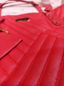 Da Milano Red Handbag