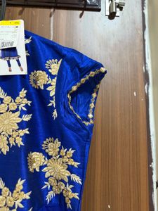 Navras Blue Anarkali Kurti XXL Size With Tag