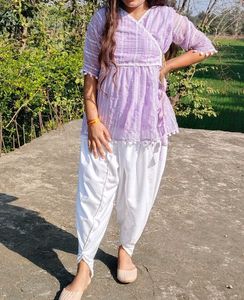 New One Purple 💜 &amp; White 🤍 Dress 👗