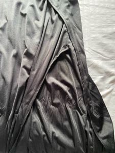 Black Long Gown With High Slit