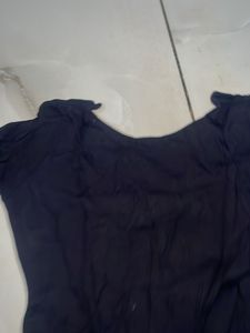 Embroidered Black Kurti