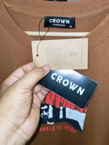 CROWN SCARFACE UNISEX OVERSIZE TEE 😎❤️‍🔥
