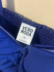 Blue Hi-Lo Dress