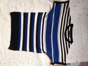 Striped Knit Top