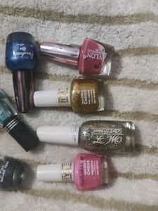 Used Dried Up Nail Polish Bottles For Art Or Reuse