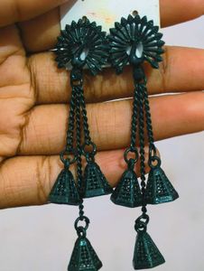 Peacock Jhumki Earring