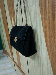 Mango Chic Black Handbag