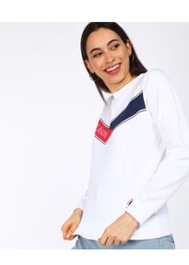 Pepe Jeans White Long Sleeve Top