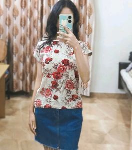 Floral Print Top