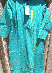 Aqua Print Kurti