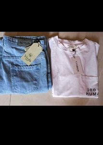 Branded T Shirt And Jeans Combo Pack