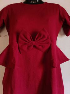 Girls Marron Dress