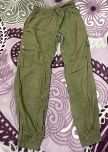 Olive Green Cargo Pants