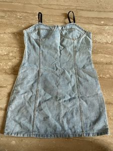Denim tube dress Small