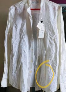 Zara White Formal Shirt
