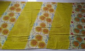New Vibrant Georgette Saree🍋‍🟩