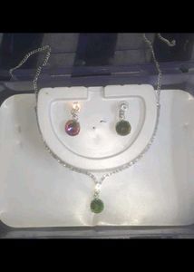 Necklace Set And Bangles Single