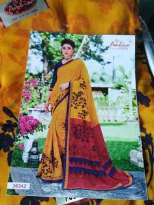 Elegant Yellow Saree