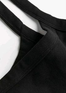 H&amp;M black strappy top