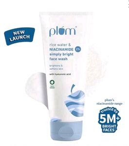Plum Niacinamide Rice Water 🍚 Facewash 🌺
