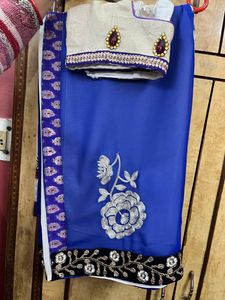 Double Color Saree