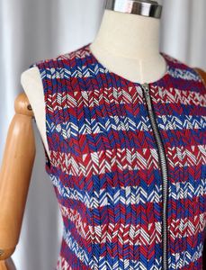 Chic Patterned Mini Dress