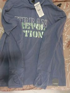 blue URBAN REVOLUTION hoodie