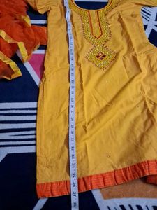 Yellow Ethnic Kurta