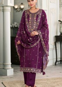 Elegant Teal Embroidered Salwar Kameez