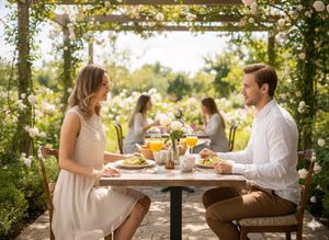 H&amp;M stunning Divided Lace-Detail Dress ✨