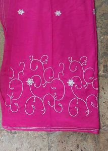 Magenta Saree
