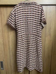 Patterned Shirt Dress