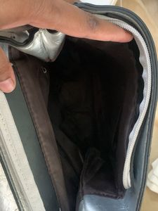 Stylish Silver Backpack