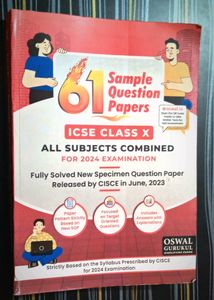 ICSE CLASS 10 SAMPLE AND SPECIMEN QUESTIONS PAPER