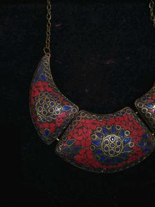 Ethnic Afghan Antique Necklace Boho Style