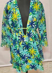 Beach Wear Floral Dress Free Size