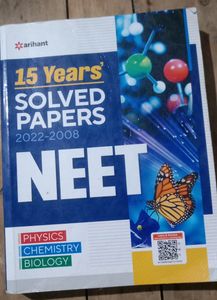 15 Years Solved Paperback NEET For Phy,Che,Bio💝