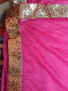 Pink Saree
